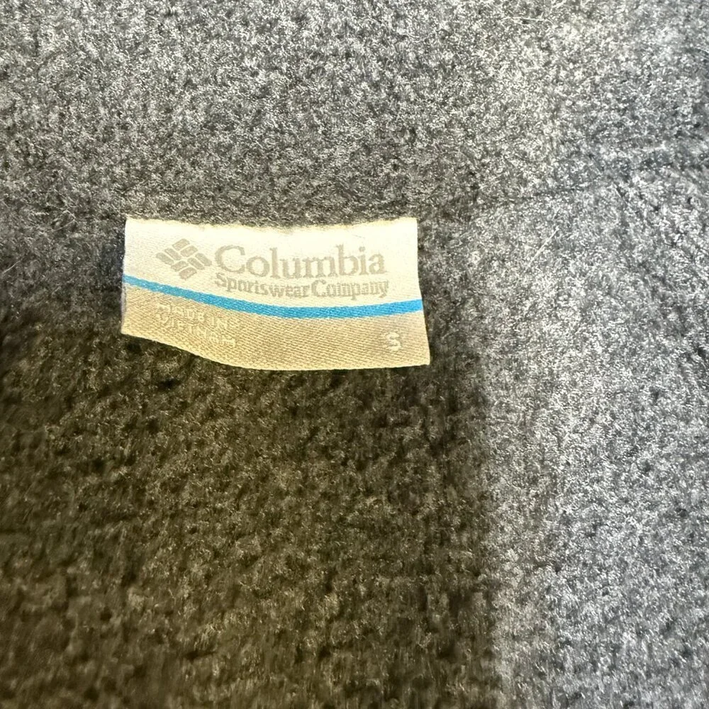 Columbia Benton Springs Gray Fleece Jacket‎ Women’s Small EUC